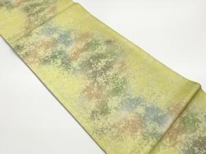 抽象模様織出し全通袋帯